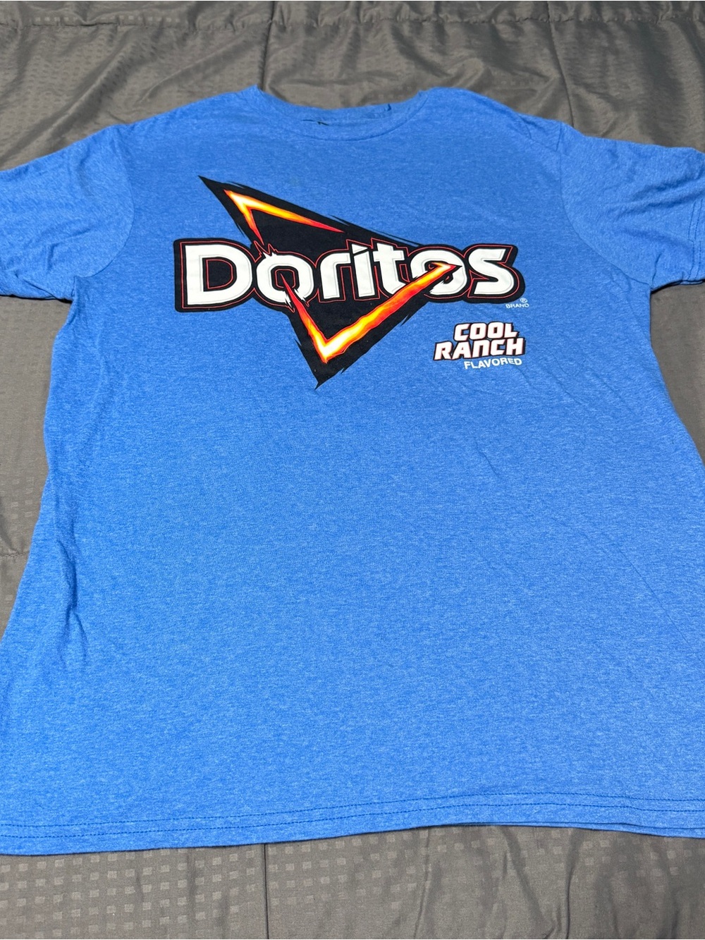 Doritos Cool Ranch Graphic T-Shirt Blue Short Sleeve Adult Size Medium